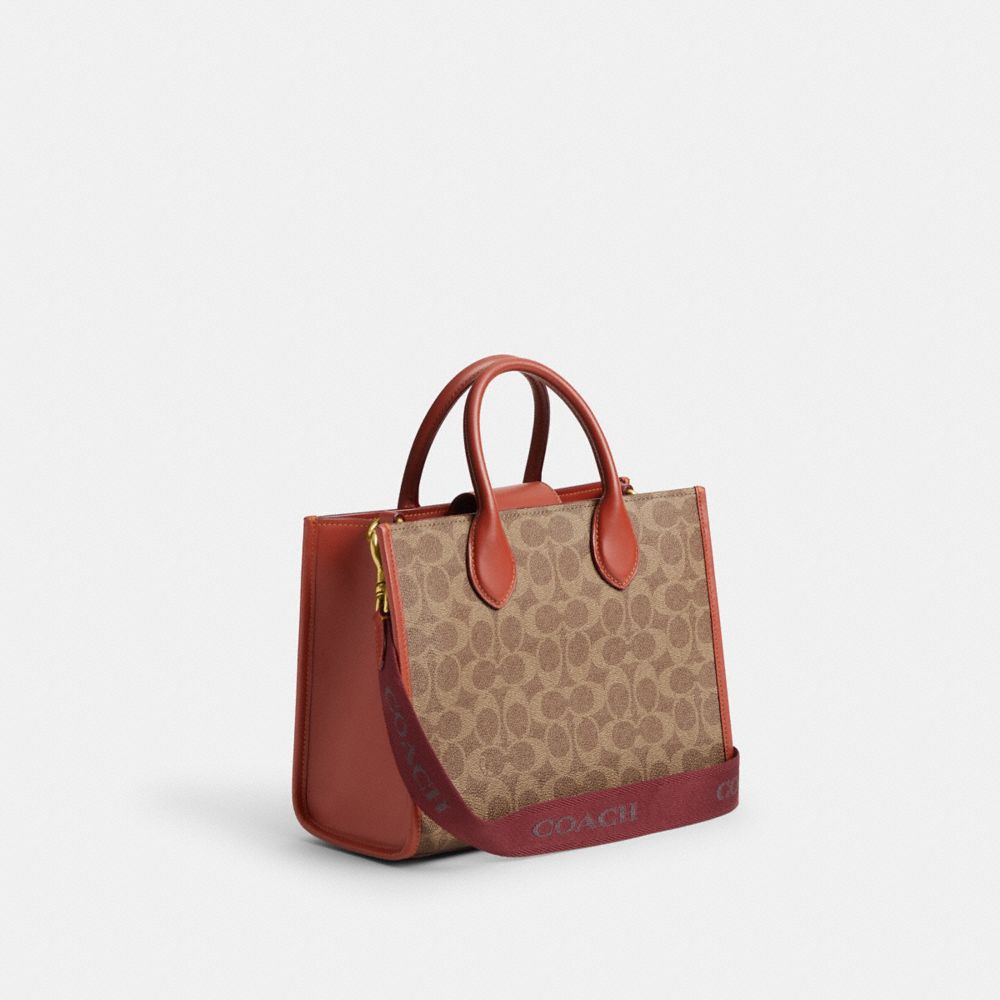 Shop Coach Ace Tote 26 Aus Signature Canvas In Beige