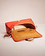 COACH®,UPCRAFTED SOFT TABBY SHOULDER BAG,Smooth Leather,Small,Hello Summer,Brass/Sport Red,Inside View,Top View