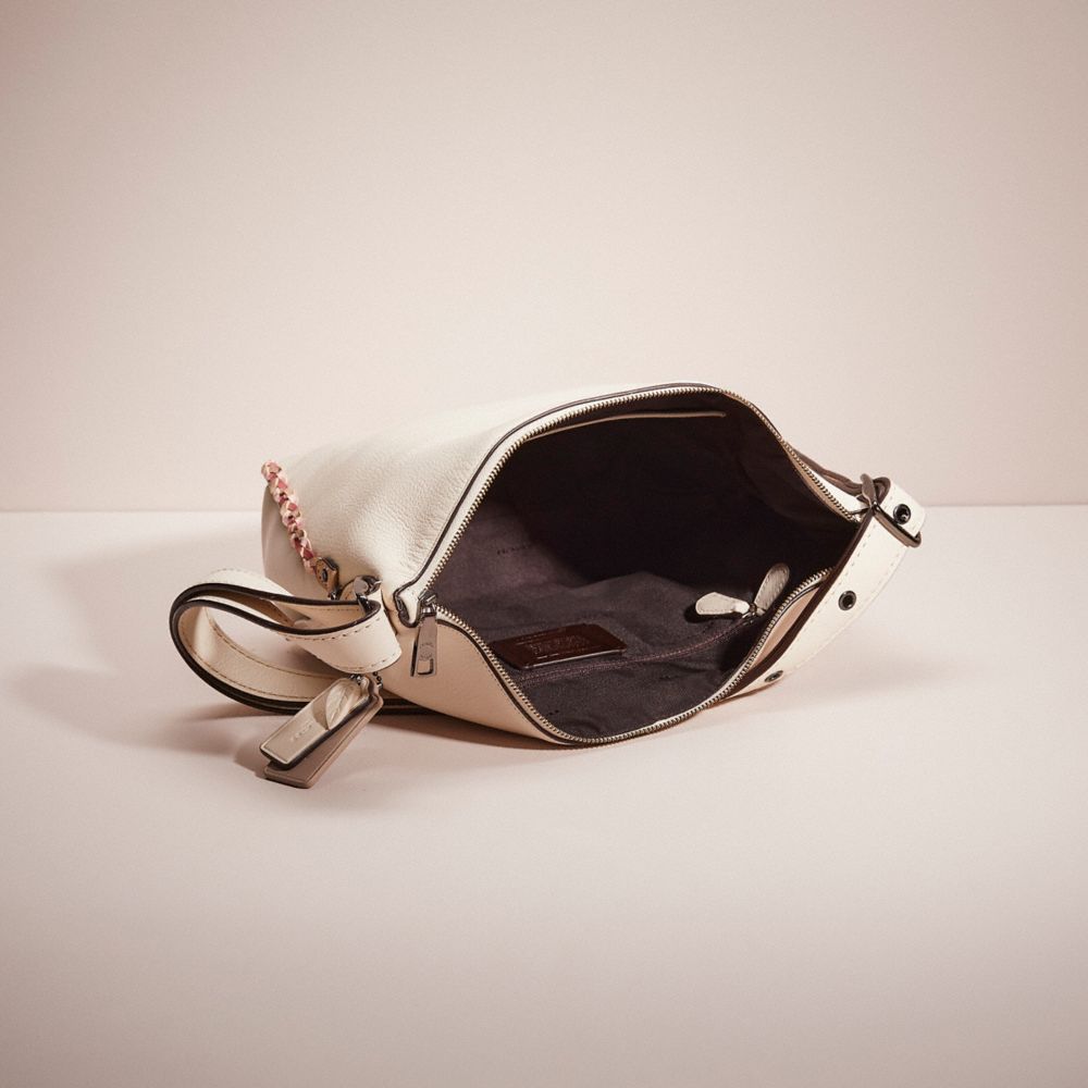 COACH®,Upcrafted Small Dufflette,Cream,Inside View,Top View