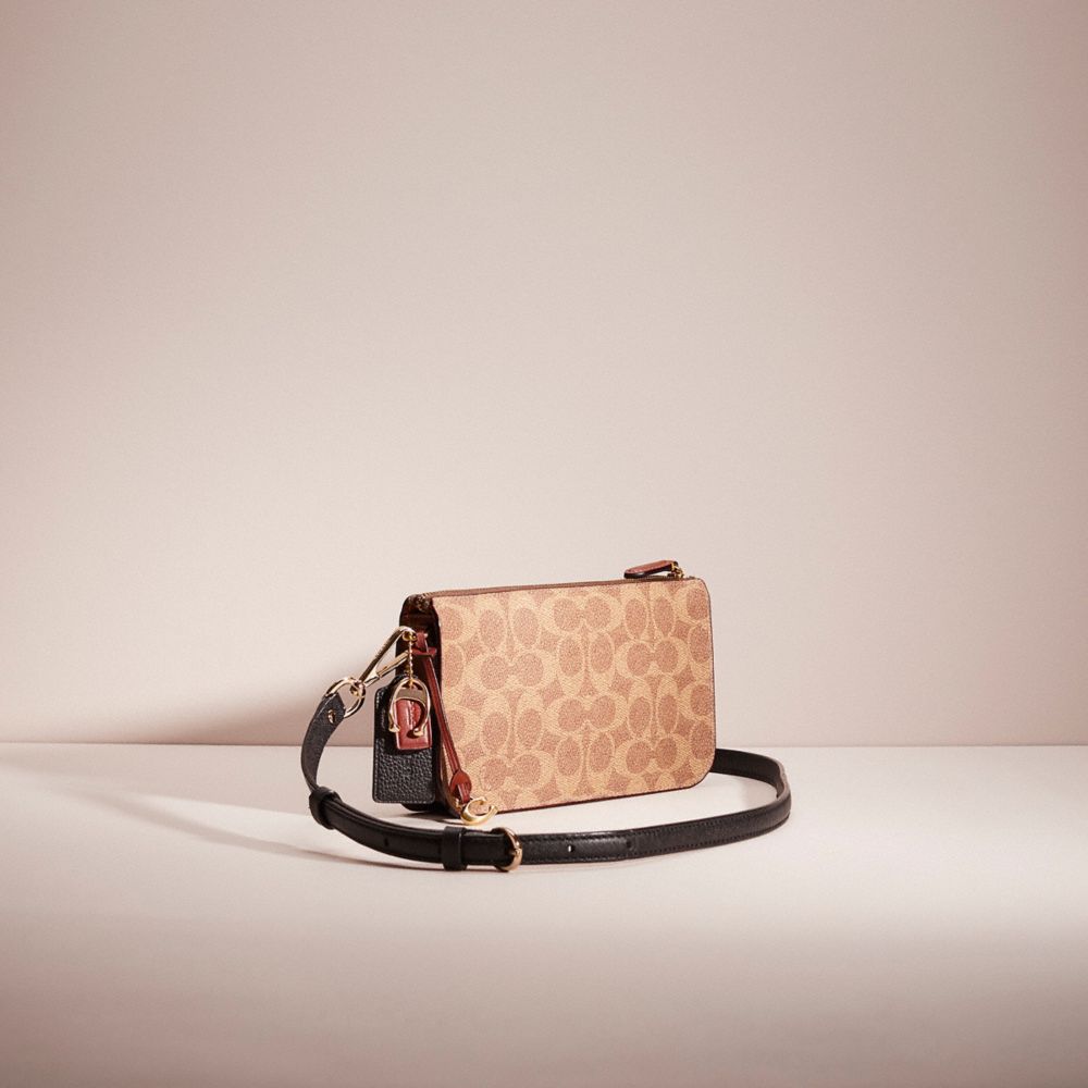 COACH®,Upcrafted Noa Pop Up Messenger In Signature Canvas,,Angle View