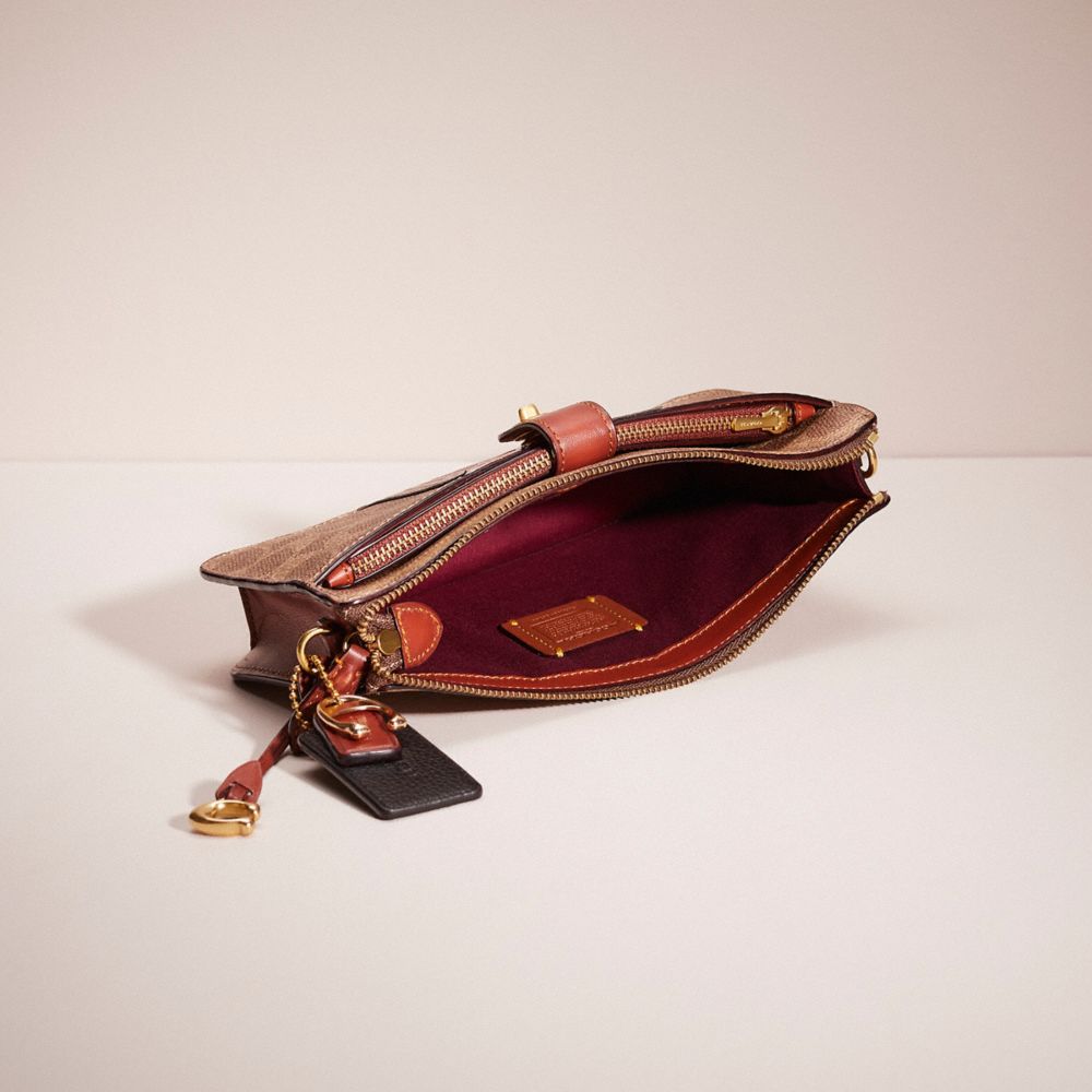 COACH®,Upcrafted Noa Pop Up Messenger In Signature Canvas,,Inside View,Top View