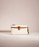 COACH®,UPCRAFTED NOA POP-UP MESSENGER IN COLORBLOCK,Polished Pebble Leather,Mini,Hello Summer,Brass/Chalk Multi,Front View