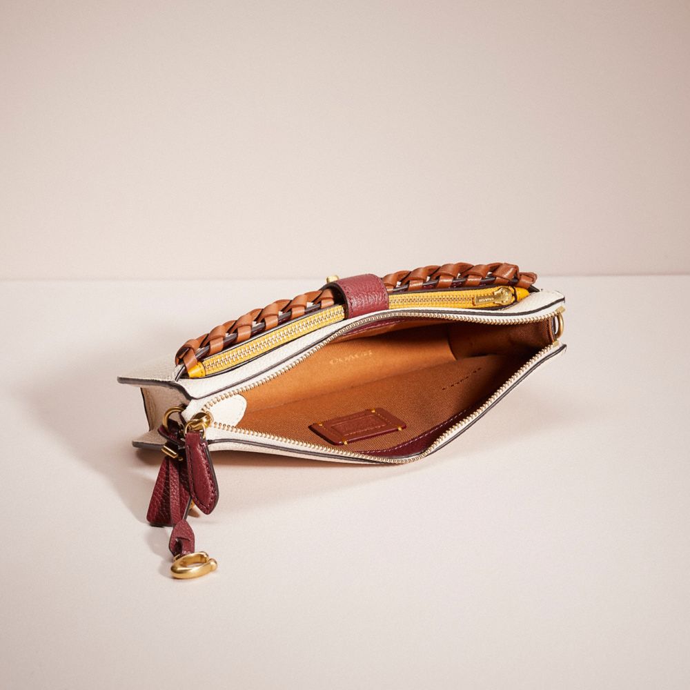 COACH®,UPCRAFTED NOA POP-UP MESSENGER IN COLORBLOCK,Polished Pebble Leather,Mini,Hello Summer,Brass/Chalk Multi,Inside View,Top View
