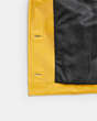 COACH®,HERITAGE C PATENT LEATHER JACKET,Yellow,Inside View,Top View