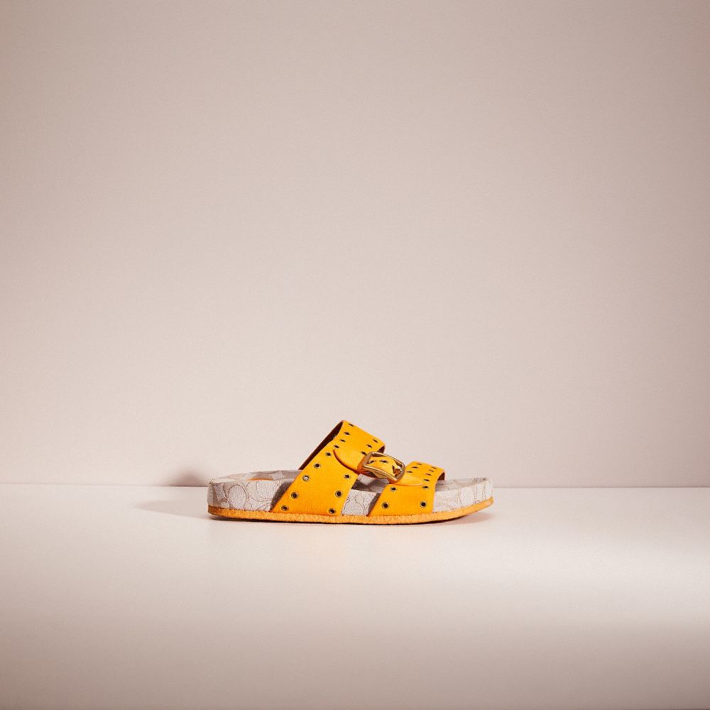 COACH®,Restored Ally Sandal,,Front View