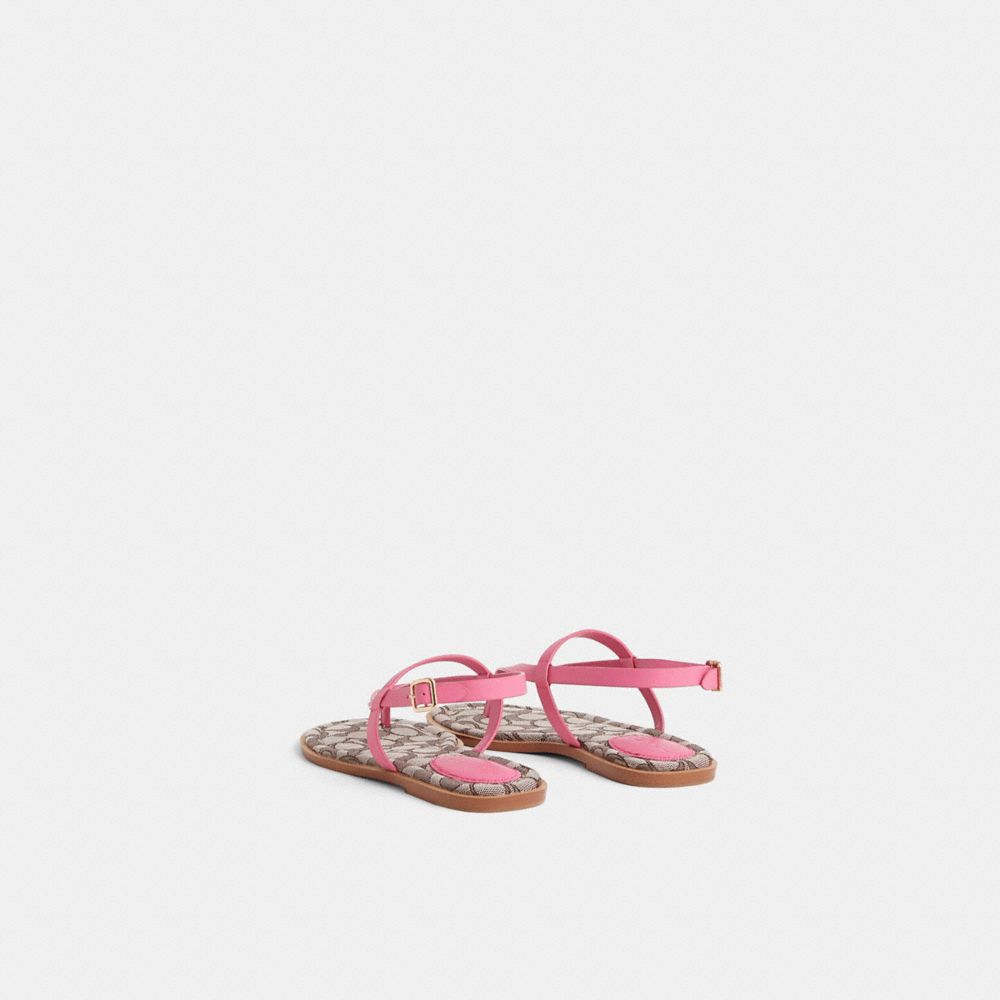 COACH®,Restored Josie Sandal,,Back View