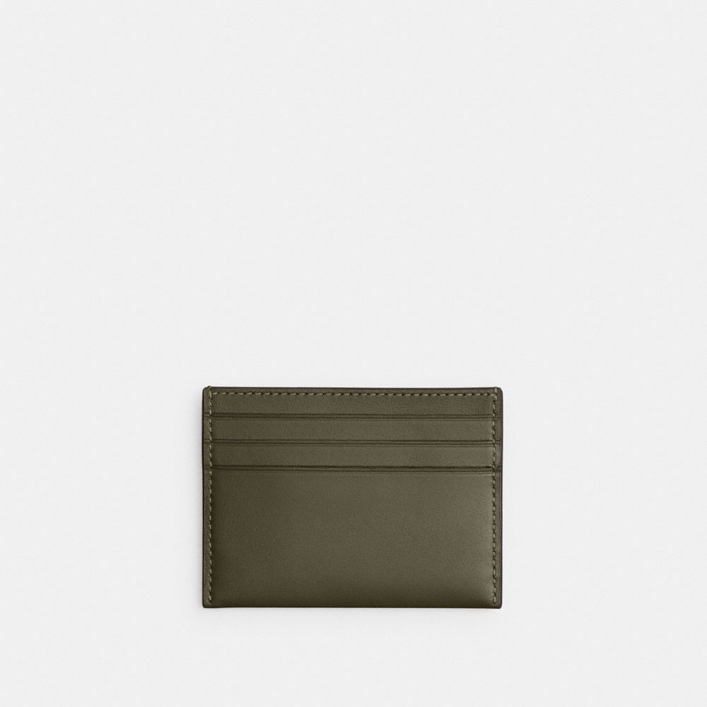 Coach Card Case In Army Green