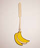 COACH®,REMADE BANANA BAG CHARM,Hello Summer,Yellow Multi,Front View