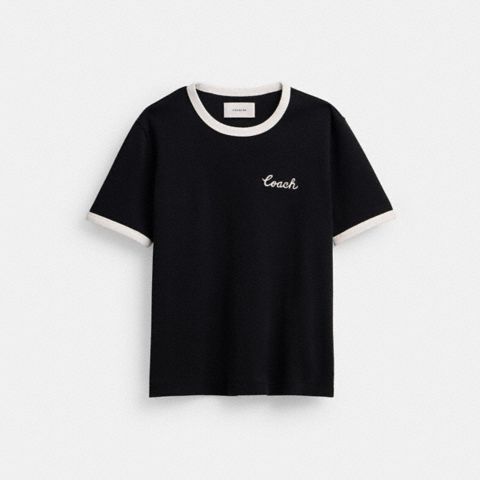 Женские футболки Coach Ringer T-Shirt
