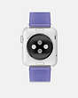 COACH®,JELLY APPLE WATCH® STRAP, 38MM, 40MM AND 41MM,silicon,Violet,Back View