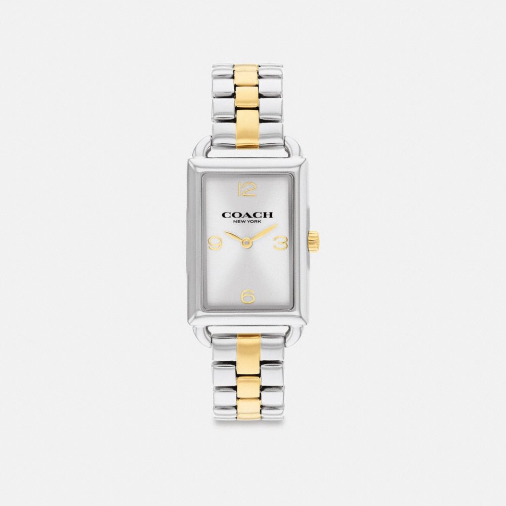 COACH®,LIZ WATCH, 30MM X 22MM,Two Tone,Front View