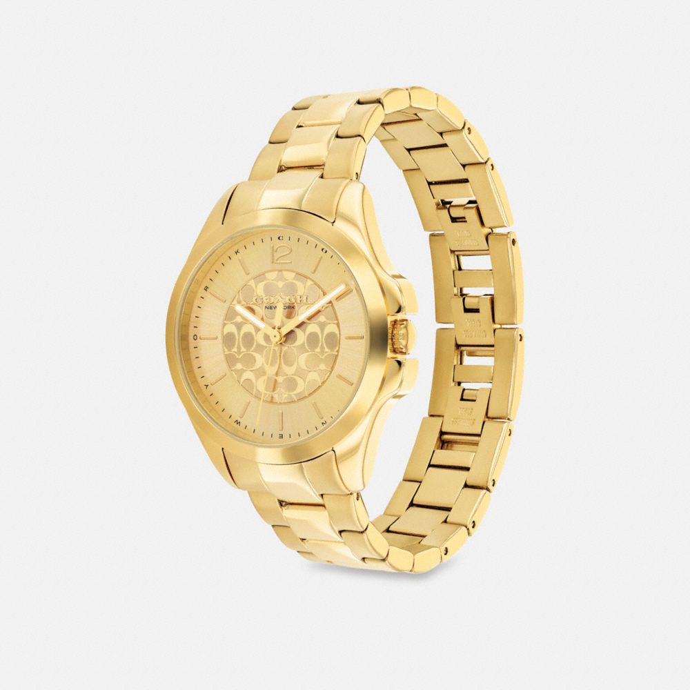 Gold best sale coach watch