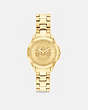 COACH®,LIBBY WATCH, 26MM,Mixed Material,Gold,Front View