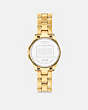 COACH®,LIBBY WATCH, 26MM,Mixed Material,Gold,Back View
