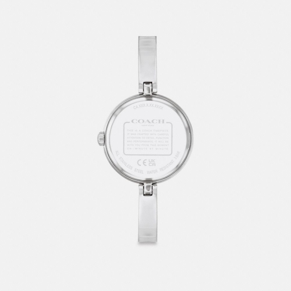 COACH®,Jaime Watch, 28 Mm,Clear,Back View