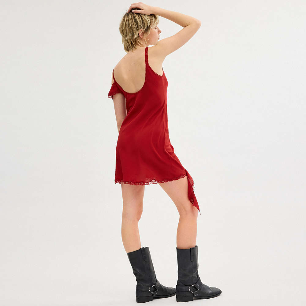 Shop Coach Minikleid Mit Rüschen In Red
