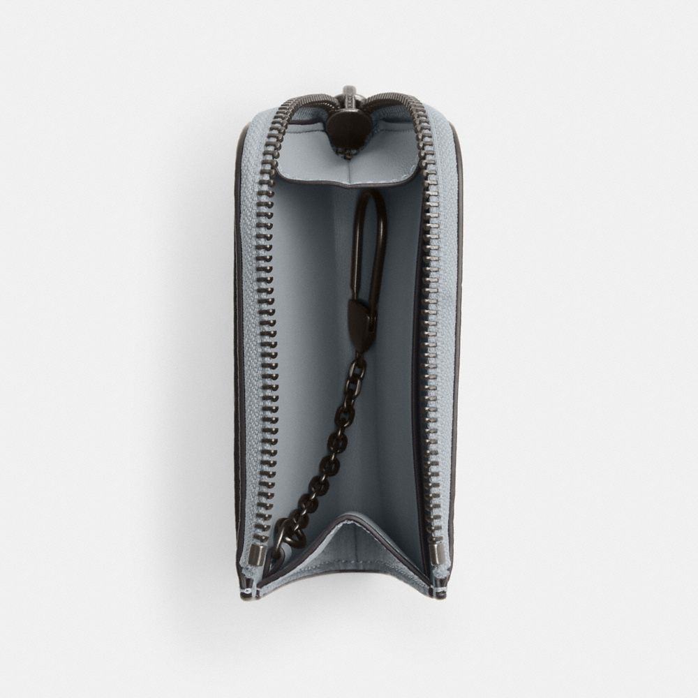 DISNEY X COACH】Lジップ キー ケース / ホリデイ プリント