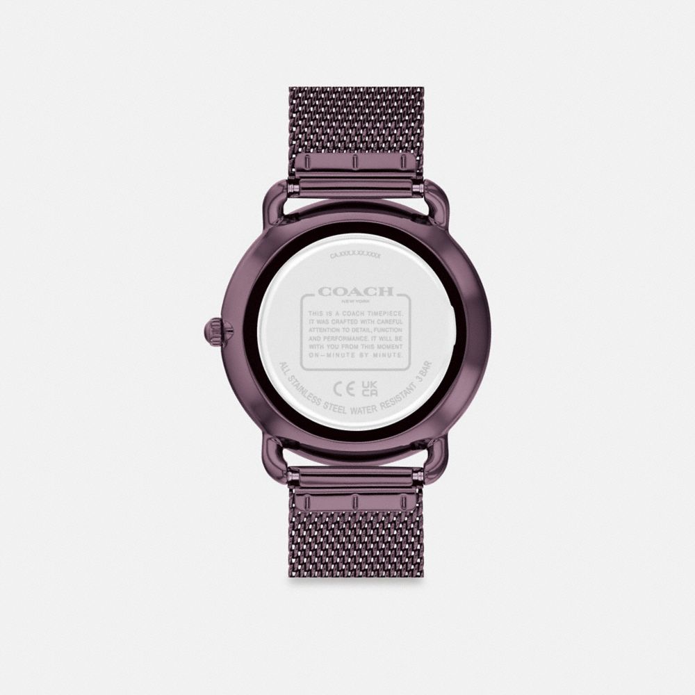 COACH®,Elliot Watch, 36 Mm,,Back View