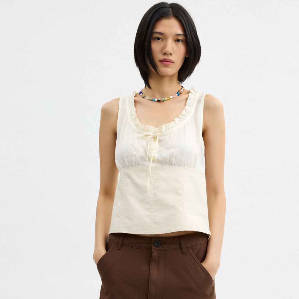 COACH®,CARGO TOP,Silk,Cream,Scale View