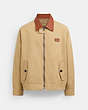 COACH®,HERITAGE REVERSIBLE JACKET,Tan Signature,Inside View,Top View