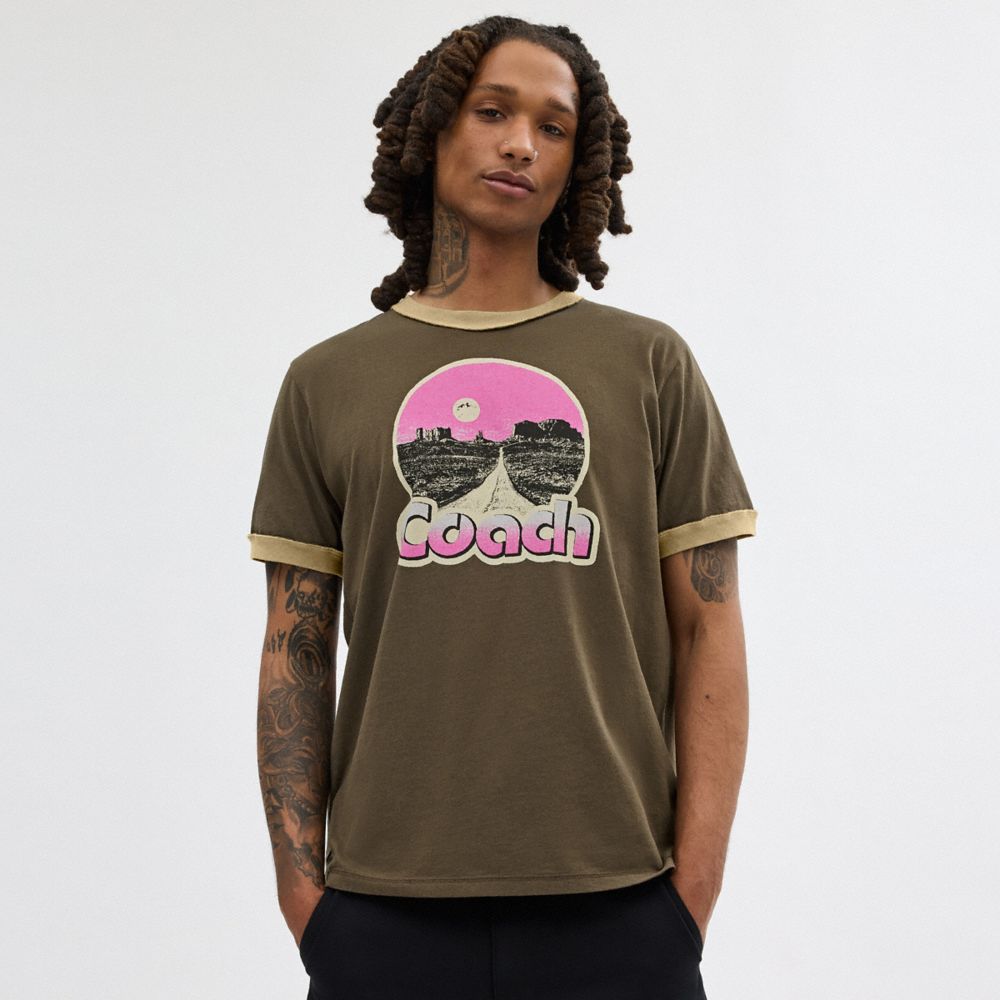 Roadside Ringer T Shirt