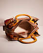 COACH®,UPCRAFTED ROGUE 25 IN SIGNATURE TEXTILE JACQUARD,School Spirit,Brass/Cocoa Burnished Amb,Inside View,Top View