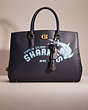 COACH®,UPCRAFTED BROOKE CARRYALL,School Spirit,Brass/Midnight Navy,Front View