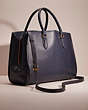 COACH®,UPCRAFTED BROOKE CARRYALL,School Spirit,Brass/Midnight Navy,Angle View