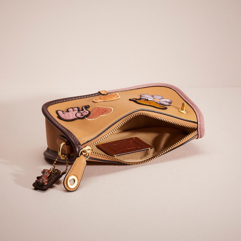 COACH®,Upcrafted Swinger 20 With Creature Patches,,Inside View,Top View