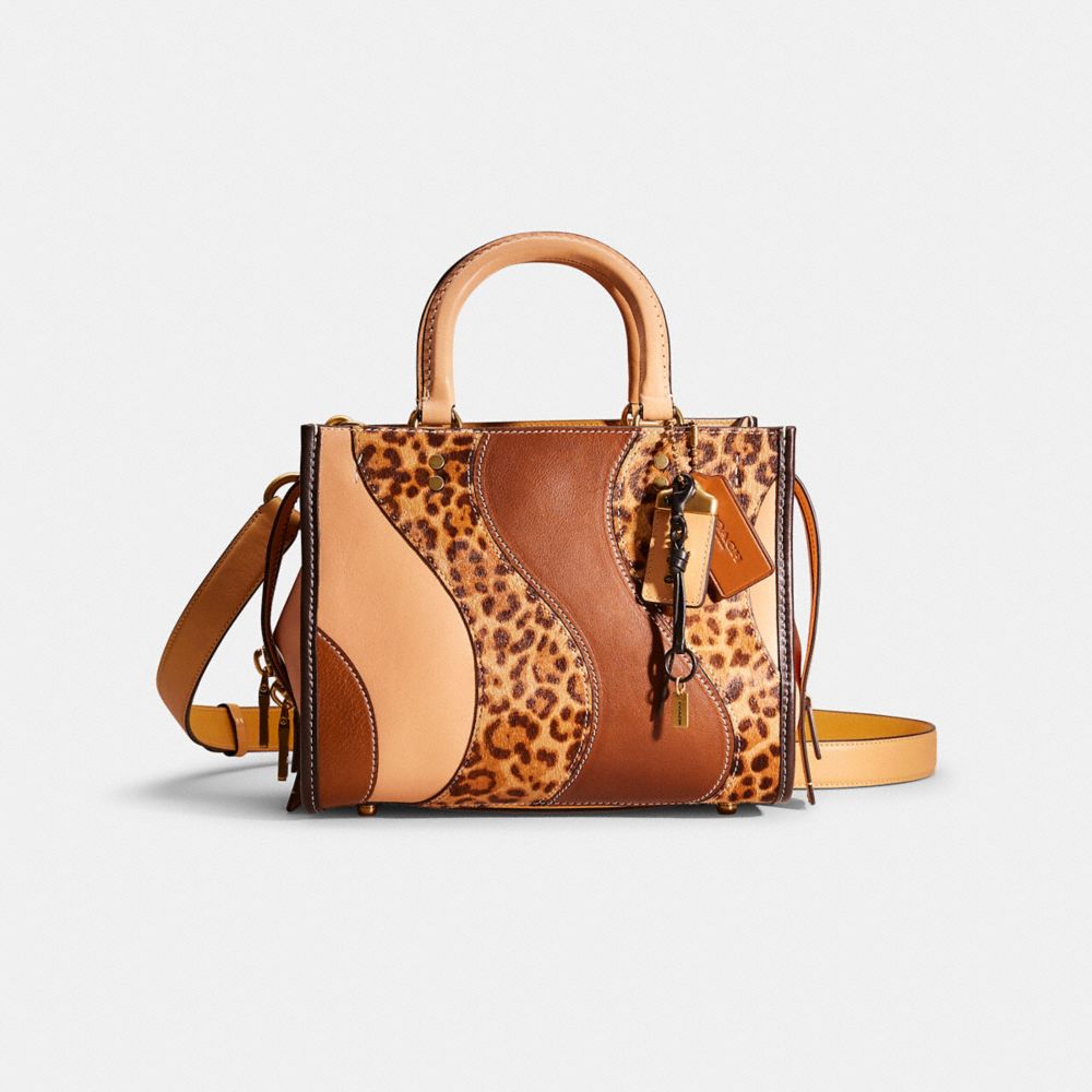 Coach rogue with leopard patchwork new arrivals