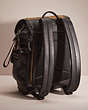 COACH®,UPCRAFTED RIVINGTON BACKPACK,Black Copper/Black,Angle View