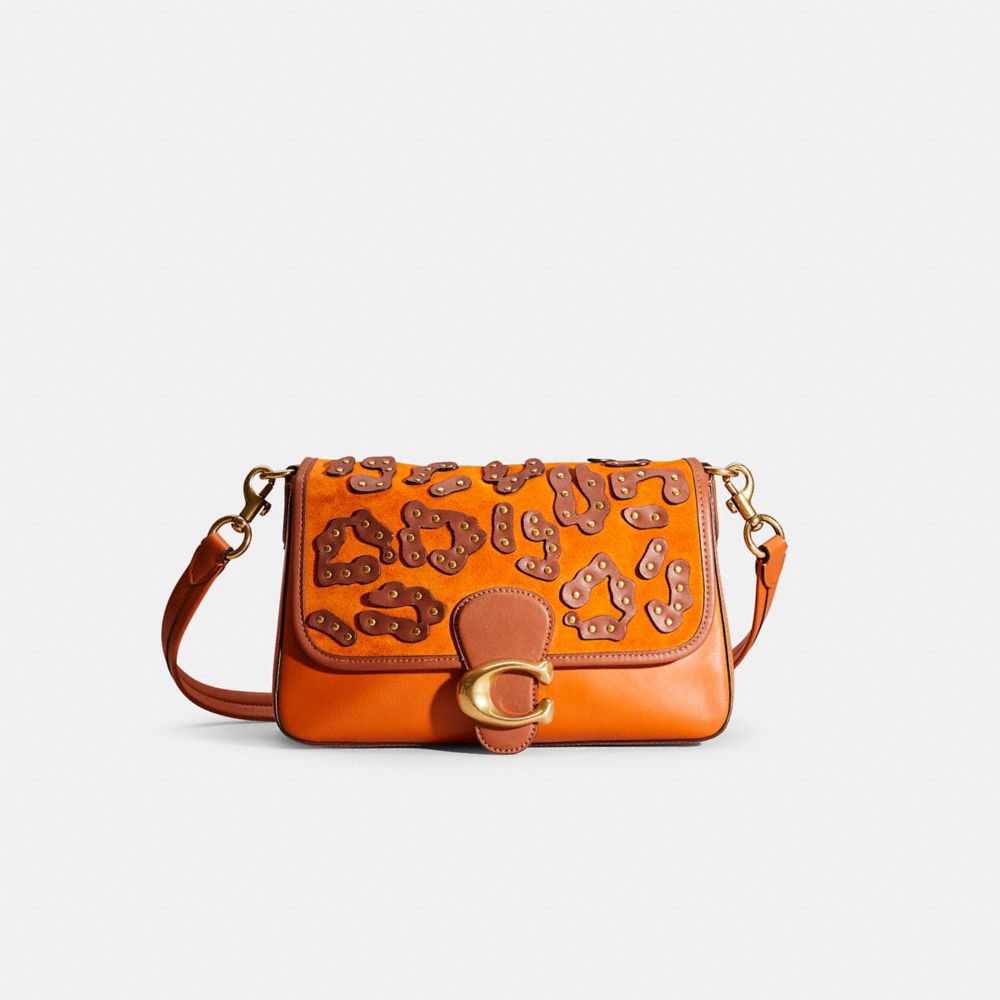 Coach orange best sale shoulder bag