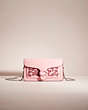 COACH®,UPCRAFTED TABBY CHAIN CLUTCH,Silver/Flower Pink,Front View