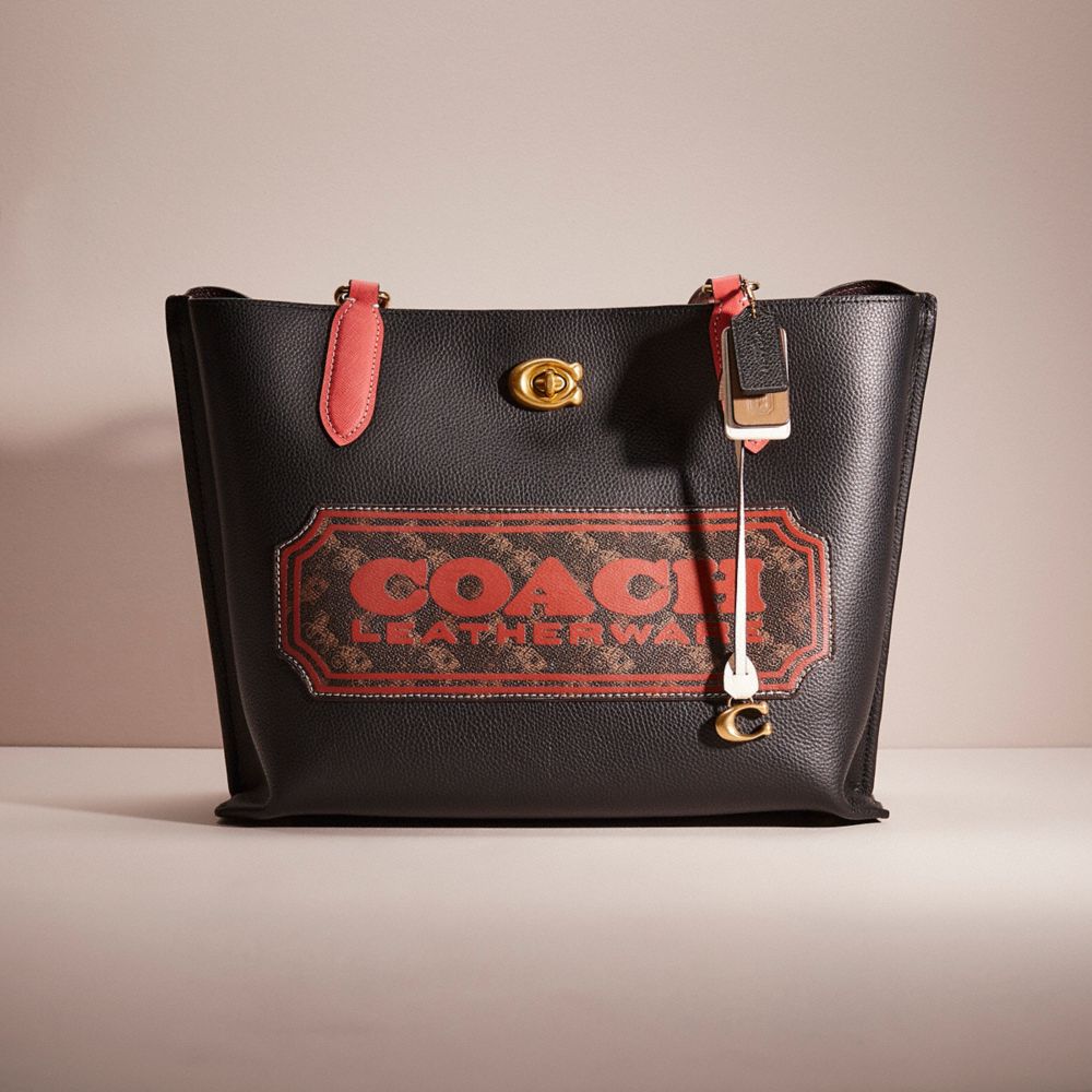COACH®,Upcrafted Willow Tote,,Front View