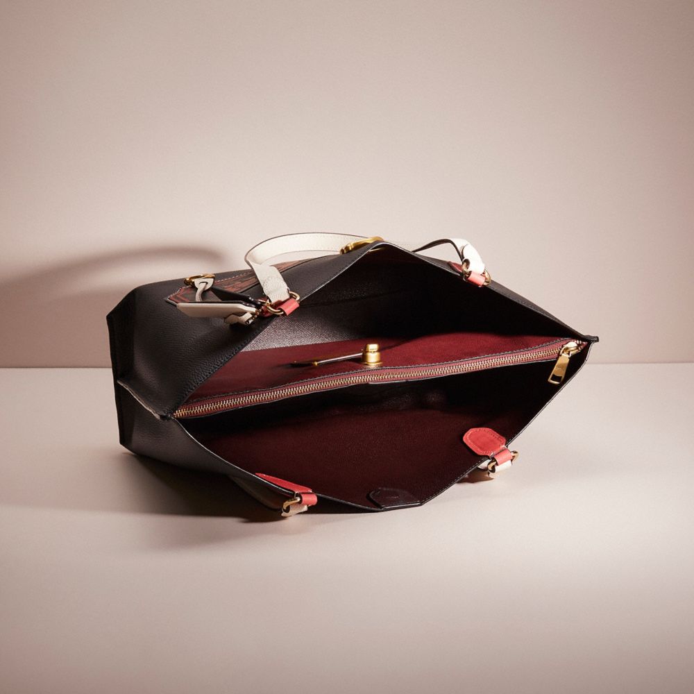 COACH®,Upcrafted Willow Tote,,Inside View,Top View