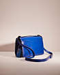 COACH®,UPCRAFTED BANDIT SHOULDER BAG,Silver/Sport Blue,Angle View