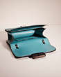 COACH®,UPCRAFTED ALIE SHOULDER BAG 18,Pewter/Retro Teal,Inside View,Top View