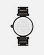 COACH®,CARY WATCH, 34MM,Black,Back View