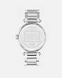 COACH®,CARY WATCH, 34MM,Stainless Steel,Stainless Steel,Back View