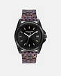 COACH®,GREYSON WATCH, 36MM,Black,Front View