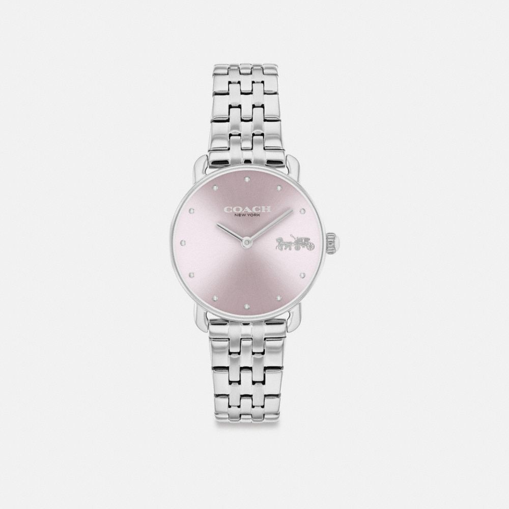 Coach watch hot sale women's silver