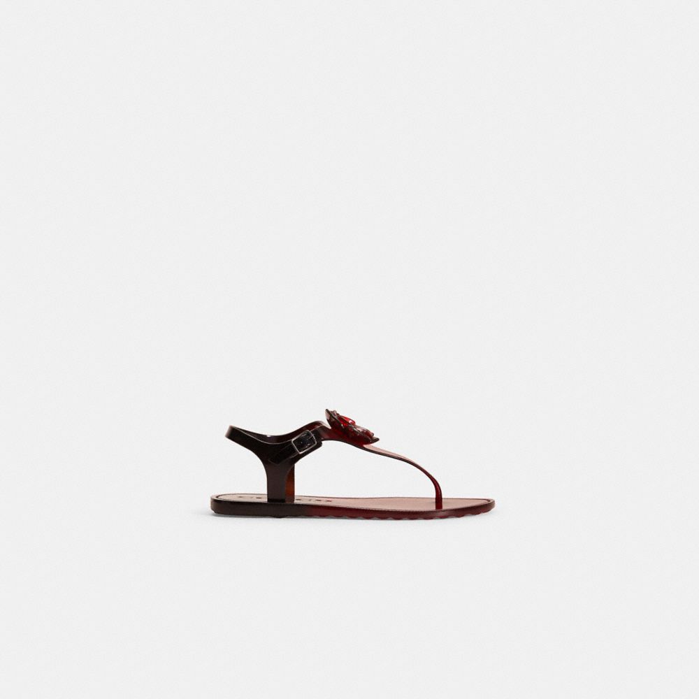 Restored Tea Rose Jelly Sandal COACH