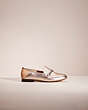 COACH®,RESTORED HELENA LOAFER,Platinum Champagne,Front View