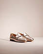 COACH®,RESTORED HELENA LOAFER,Platinum Champagne,Angle View