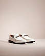 COACH®,RESTORED PUTNAM LOAFER,White,Angle View