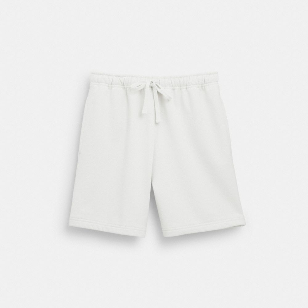 COACH®,TONAL SIGNATURE SHORTS,Off White,Front View