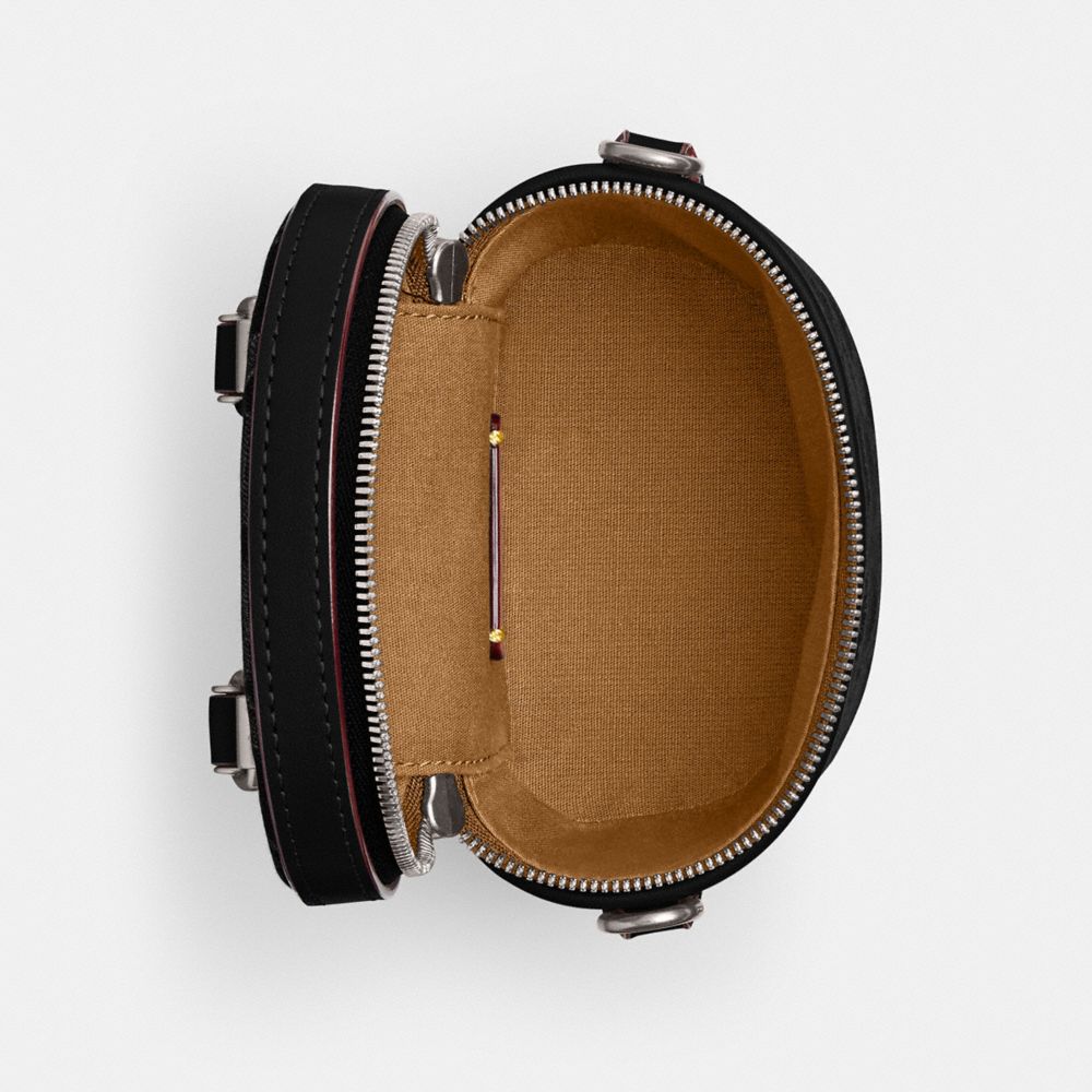 COACH®,トレイル クロスボディ 12・シグネチャー デニム,ポーチ＆小物入れ,ﾌﾞﾗｯｸ