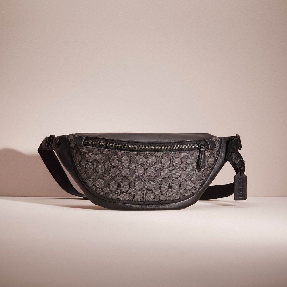 Coach League Signature Jacquard Belt Bag (Belt Bags)