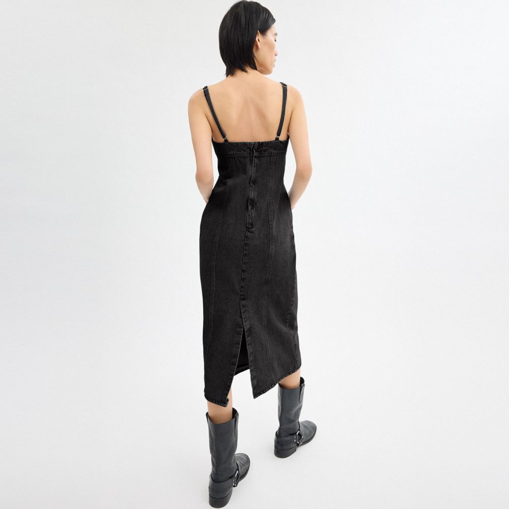 Heritage C Long Denim Dress Organic Cotton