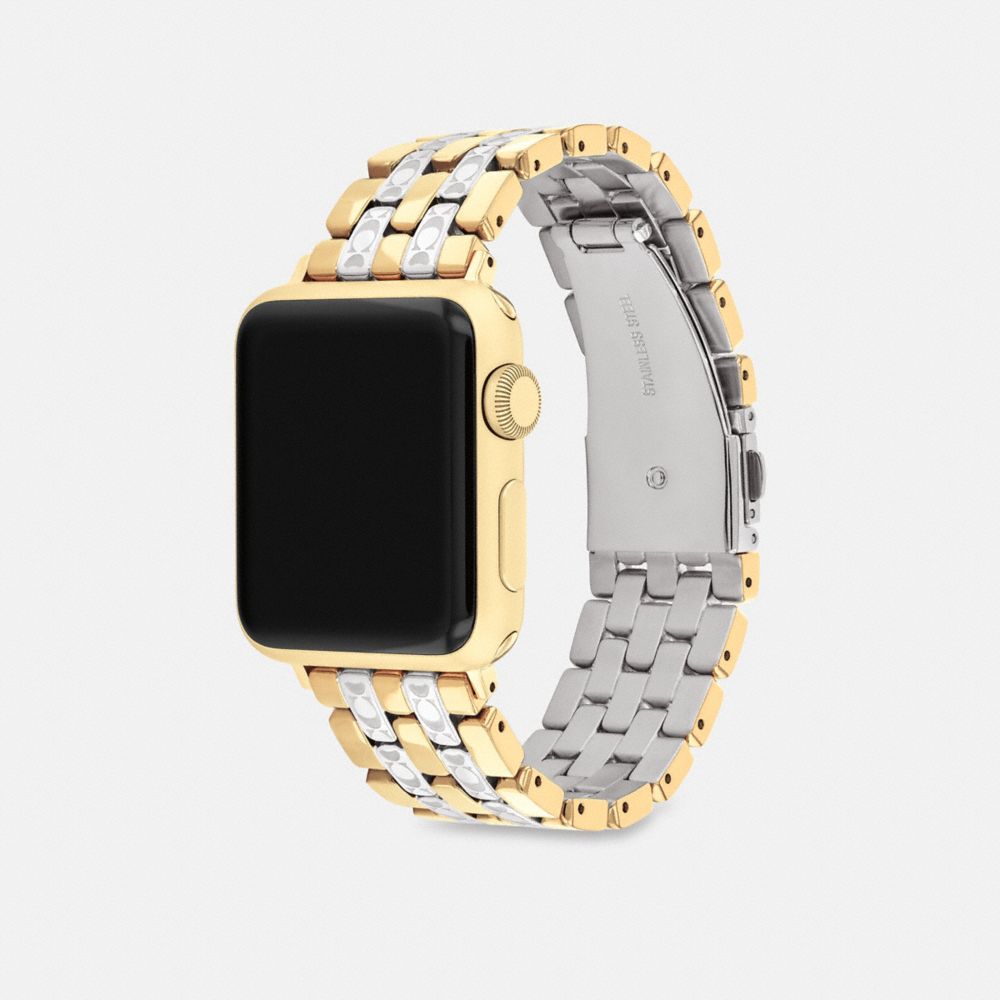 COACH®,APPLE WATCH® ストラップ・38MM/40MM/41MM,モバイルアクセサリー,ﾂｰ ﾄｰﾝ